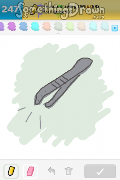 SomethingDrawn.com - TWEEZERS Drawn By Sewingmeg On Draw Something