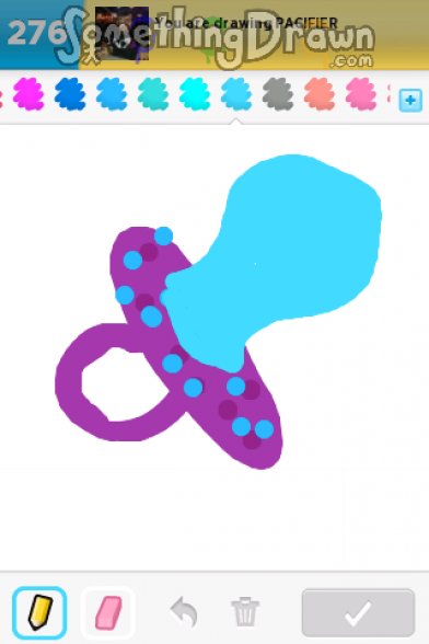 SomethingDrawn.com - PACIFIER drawn by Niccole L on Draw Something