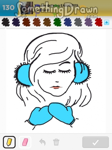 SomethingDrawn.com - EARMUFFS drawn by Lemoram on Draw Something