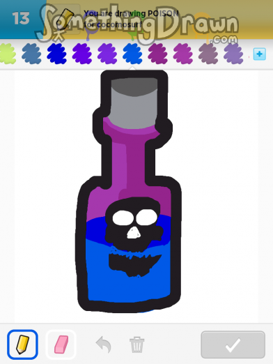 SomethingDrawn.com - POISON drawn by LuckyLollipops on Draw Something