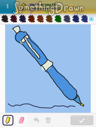 SomethingDrawn.com - PEN drawn by LuckyLollipops on Draw Something