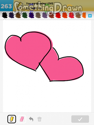 SomethingDrawn.com - LOVE drawn by klsc74 on Draw Something