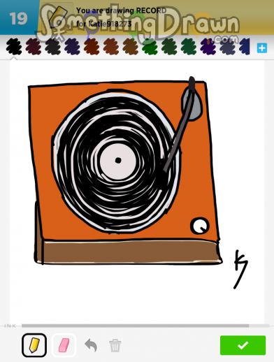 SomethingDrawn.com - RECORD drawn by klsc74 on Draw Something