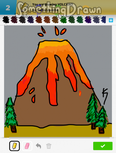 Volcano Drawn By Klsc74 On Draw Something