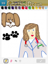 SomethingDrawn.com - VET drawn by klsc74 on Draw Something