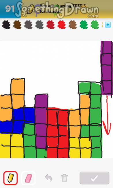  - TETRIS drawn by Tocci on Draw Something