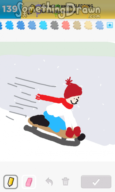 sledding