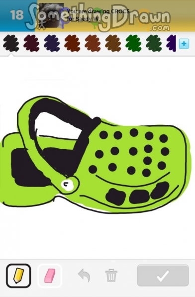 SomethingDrawn.com - CROCS drawn by stl91creative on Draw Something