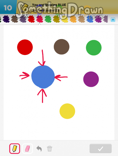 SomethingDrawn.com - BLUE drawn by klsc74 on Draw Something